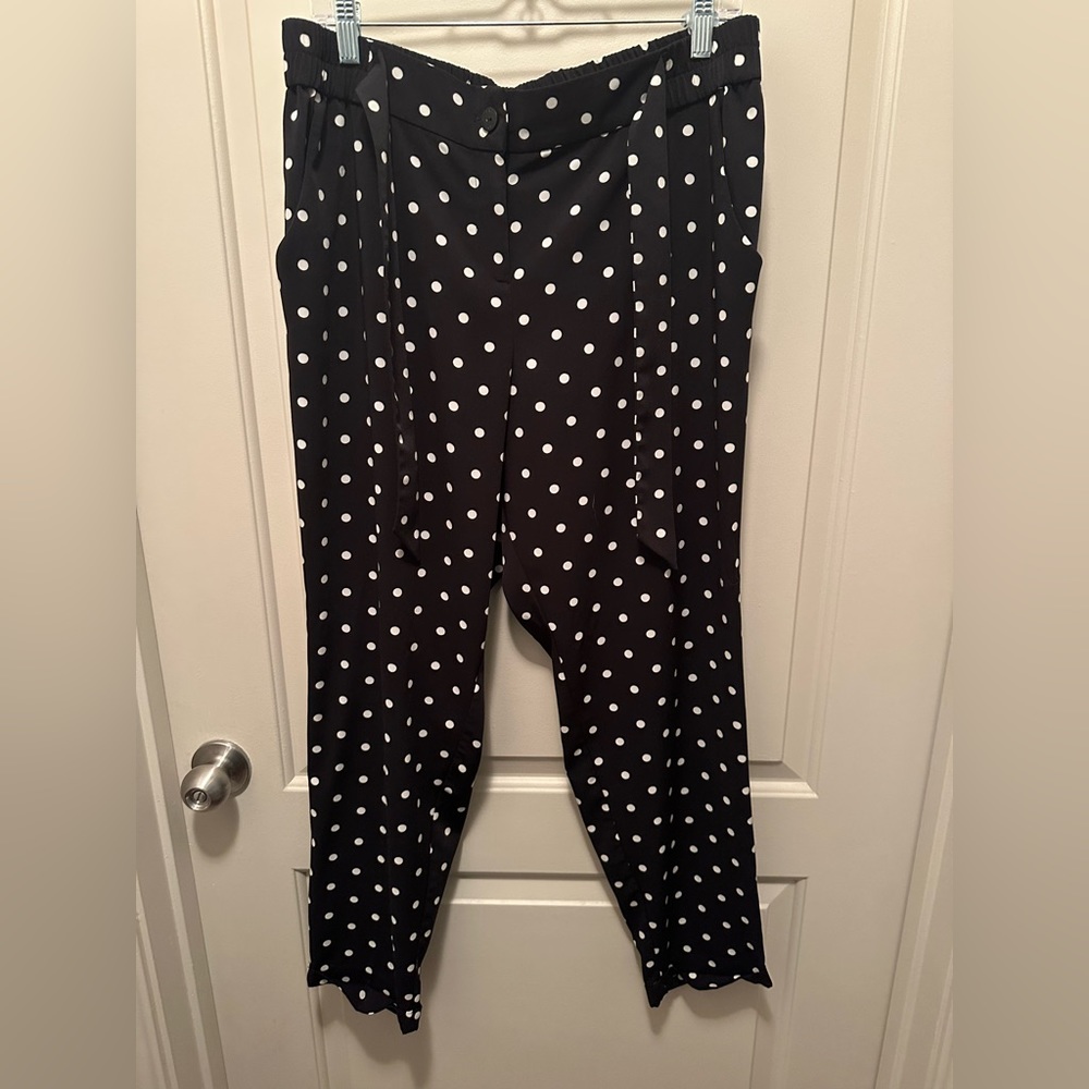 Eva mendes New York and company Polka dot dress pants